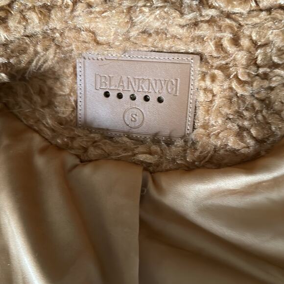 BlankNYC | Faux Fur Teddy Coat Size S - Picture 7 of 11